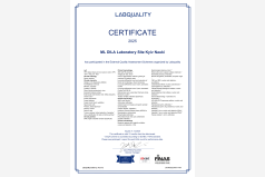 Сертифікат участі в програмі зовнішньої оцінки якості Labquality_2025